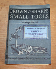 Load image into Gallery viewer, Vintage 1935 Brown &amp; Sharpe Small Tools Catalog No. 32
