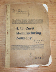 Vintage S.W.Card Manufacturing Company 1900 Catalogue