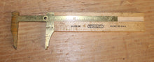 Load image into Gallery viewer, Clean Vintage Antique Stanley Sliding Caliper No. 136 1/2 Rule Ruler
