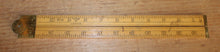 Load image into Gallery viewer, Vintage Stanley Sweetheart No.18 USA Boxwood Folding 24&quot; ruler
