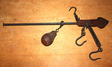 Load image into Gallery viewer, Antique Steelyard Balance Beam Scale W/ Markings And Weight
