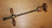 Load image into Gallery viewer, Antique Finely Crafted Dual Handled Archimedean Drill
