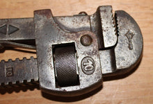 Load image into Gallery viewer, Vintage No. 10 Stillson Monkey Wrench With Wood Handle
