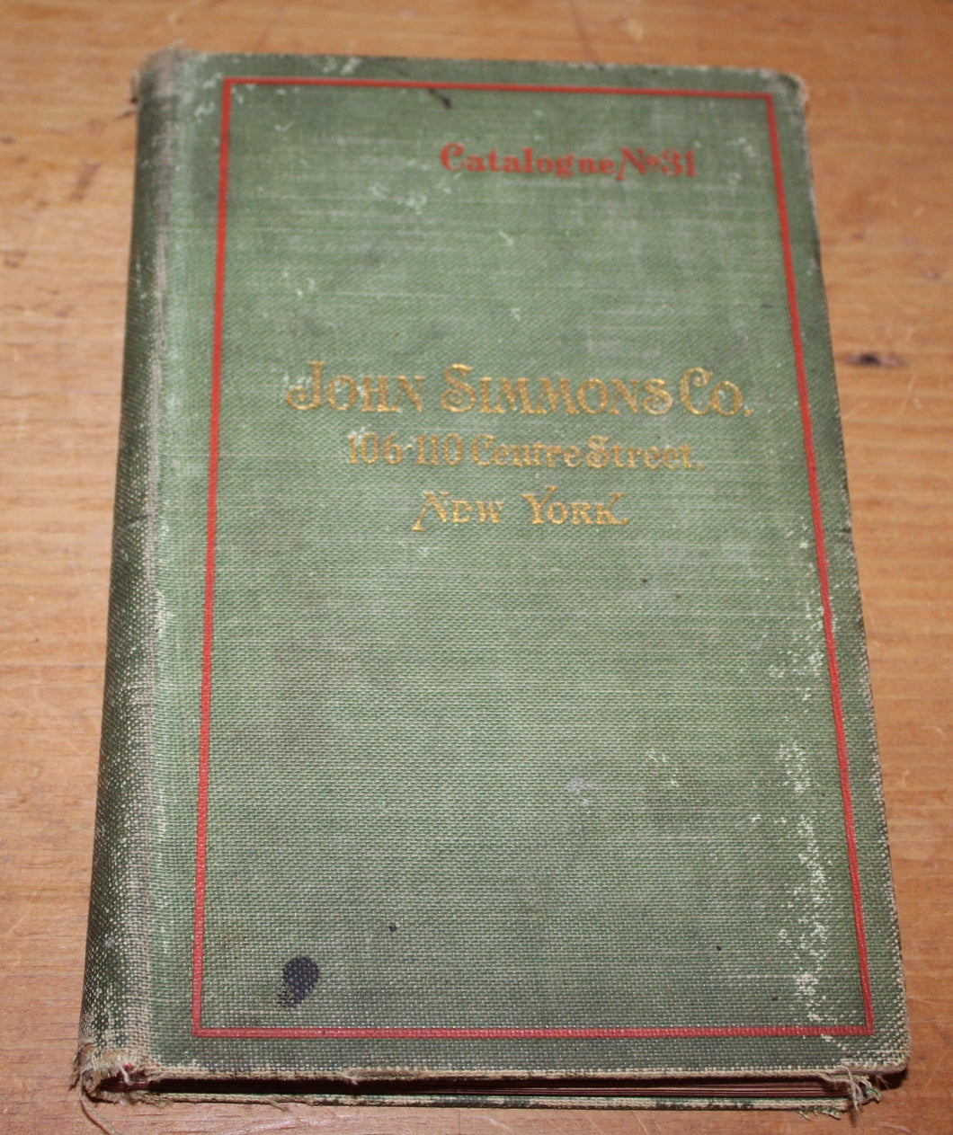 John Simmons Co. 1900 Iron & Brass illustrated Pipe, Fittings and Valves Catalog No.31