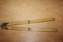 Load image into Gallery viewer, Fine + Vintage STANLEY Ruler No. 82 Boxwood &amp; Brass Folding Rule
