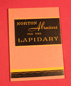 Norton Abrasives For Lapidary Manual