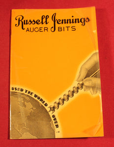 Vintage & Original Russell Jennings Auger Bits Catalog No. 70