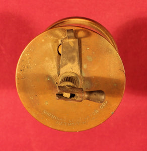 Vintage Michigan Lubricator Co. No 12 hit miss engine brass lubricator oiler