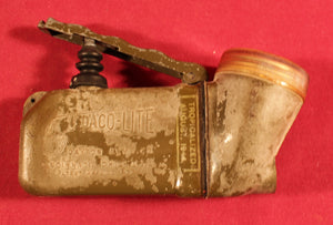 Vintage WWII USA Military DACO-LITE Dayton Acme Hand Power Light Torch Flashlight