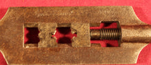 Load image into Gallery viewer, Vintage S. W. Card Co.  Mansfield Mass No. 0 Tap Die Handle Threading Screw Plate
