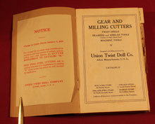 Load image into Gallery viewer, Vintage Union Twist Drill Company Catalog H 1919 - Antique Catalog
