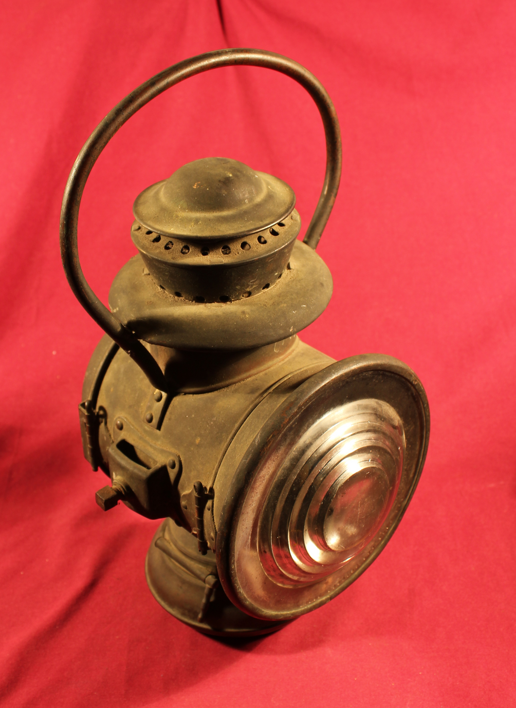 RARE Vintage Stevens Duryea Auto Lamp