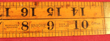 Load image into Gallery viewer, Rabone No.1167 24 Inch Boxwood Vintage Folding Rule
