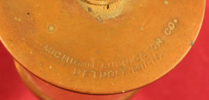 Vintage Michigan Lubricator Co. No 12 hit miss engine brass lubricator oiler