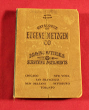 Load image into Gallery viewer, Catalogue of Eugene Dietzgen Co. 9th Edition 1912 Rare
