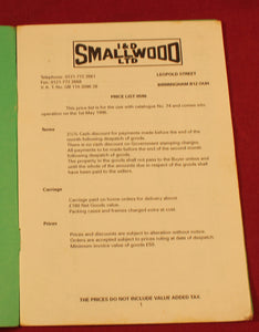 Two I & D Smallwood Booklets