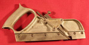 Vintage ALUMO 1A 1/8" GROOVING Drawer Bottom Plow Plane ALUMINUM 11" LONG