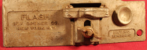 Vintage FLASH BOX OPENER CO. NEW YORK heavy duty box opener