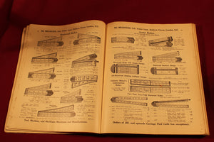 1912 Melhuish’s Woodworker's Catalog No. 21 Fetter Lane, London