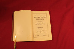 VIntage S.W.Card Catalog No. 30 - 1922