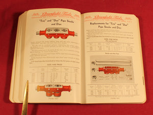 Vintage 1935 Greenfield Tap & Die Corp. Small Tools Catalog No. 35