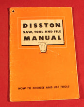 Load image into Gallery viewer, Vintage DISSTON Saw Tool and File Manual c1947, Original
