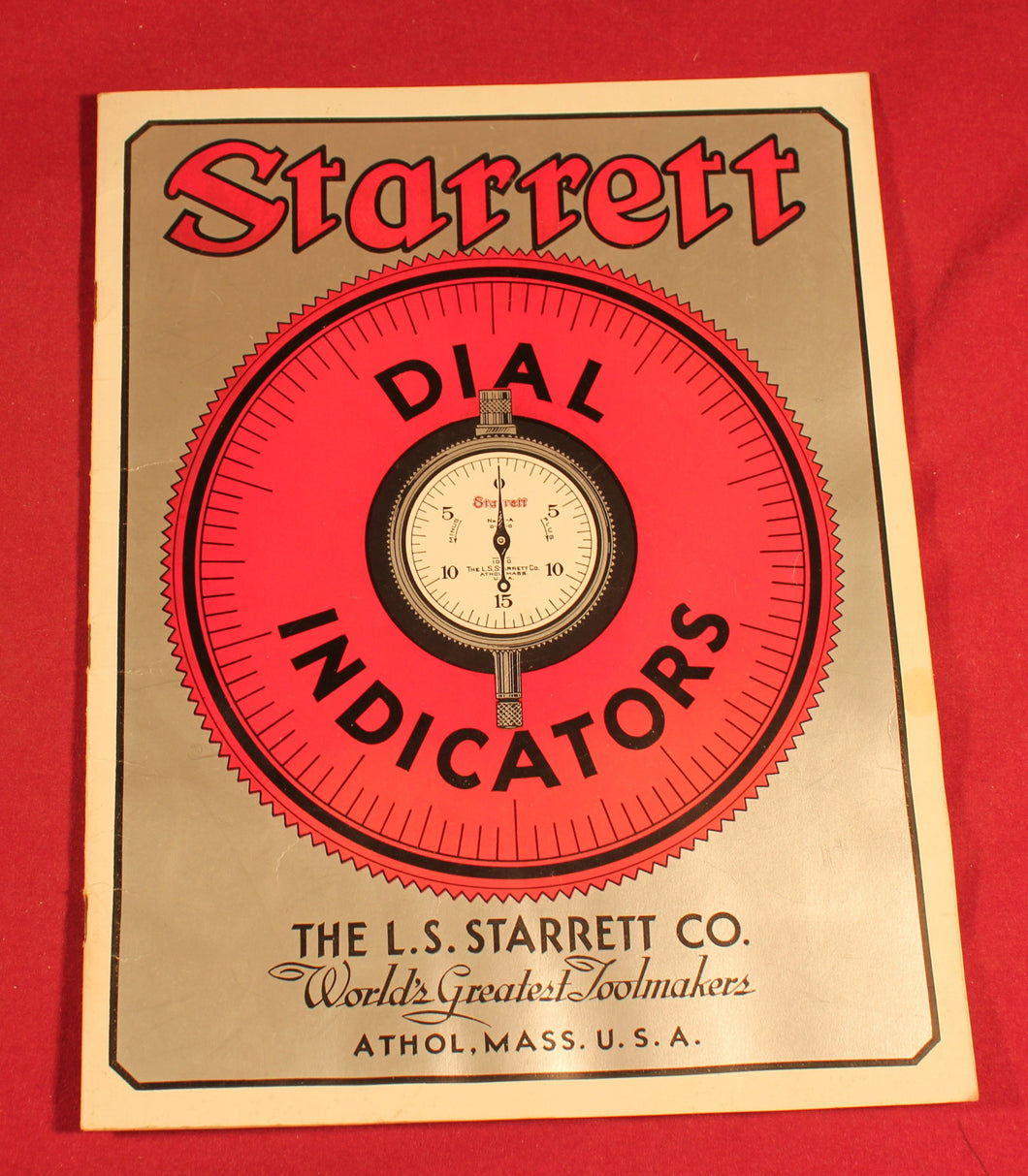 Vintage And Original Starrett Dial Indicators Catalog 1934