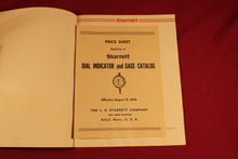 Load image into Gallery viewer, Vintage And Original Starrett Dial Indicators Catalog 1934
