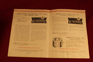 Vintage And Original Starrett Dial Indicators Catalog 1934