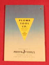 Load image into Gallery viewer, The Plomb Tool Co. Catalog No. 4821 Proto Tools

