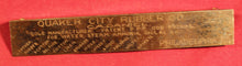 Load image into Gallery viewer, Vintage &amp; Scarce Advertising Packing Rule Quaker City Rubber Co Tire Phila PA Daniels
