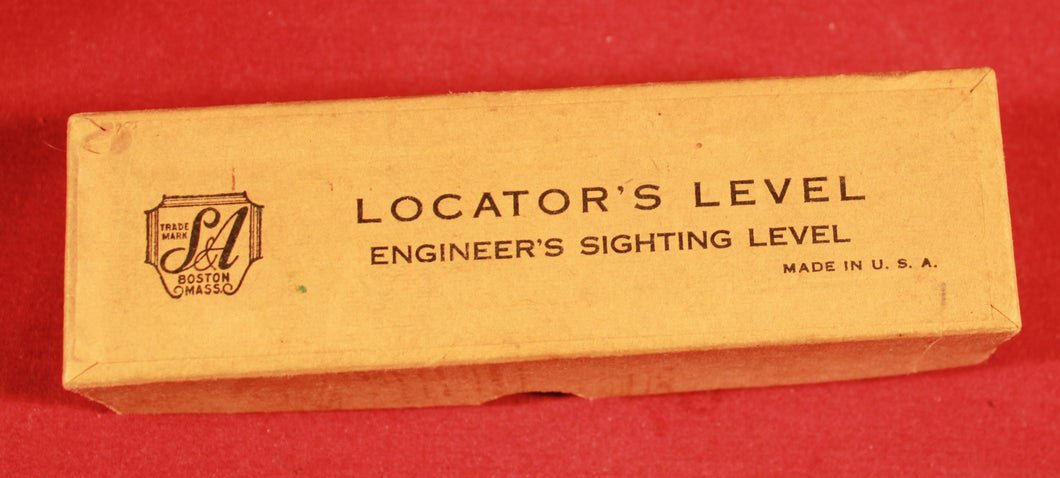 Vintage Army Locator's / Engineer's Sighting Level in Box Swift & Anderson