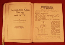 Load image into Gallery viewer, Vintage 1909 Booklet on Glass Blowing for Boys A.C. Gilbert Company New Haven CT
