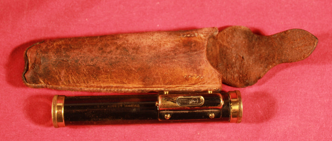 Vintage Keuffel & Esser Bubble Sighting Level with Leather Case