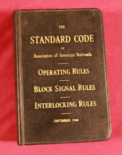 Load image into Gallery viewer, The Standard Code of The Association of American Railroads 1938
