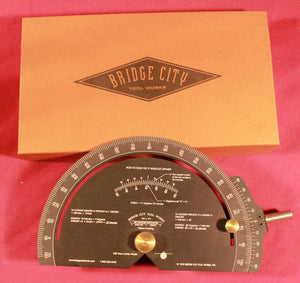 Bridge City Tool MP-8 Machine Protractor With Box 1101-129