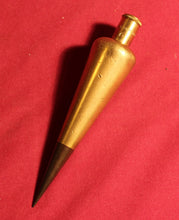 Load image into Gallery viewer, A. &amp; B. Smith Co. Brass Surveyor’s Plumb RARE

