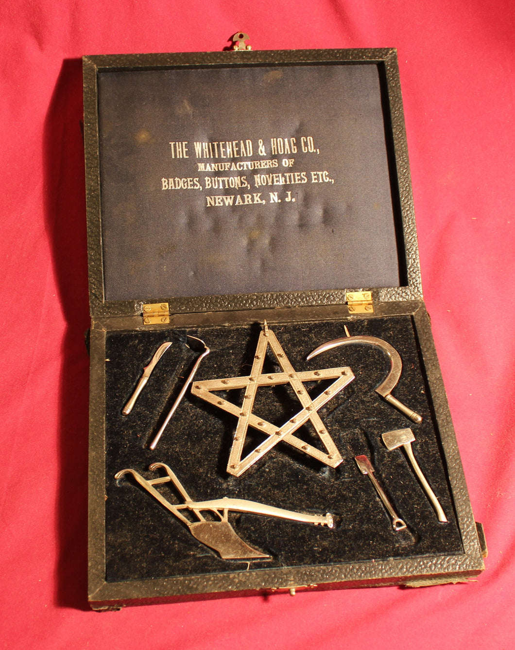 Cased Set of Ceremonial Tools for 