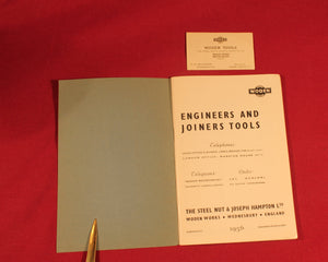 Vintage and Original Woden Tool Catalogue 1956