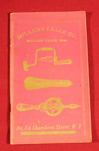 Load image into Gallery viewer, Millers Falls Company Catalog 1878 Reprint
