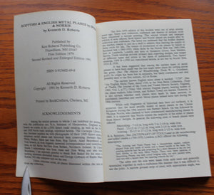 Scottish and English Metal Planes by Steward Spiers and T. Norris Metal Planes