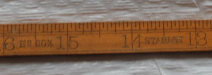 Stanley No. 66 1/2 Four-Fold 36 Inch Boxwood Ruler