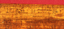 Load image into Gallery viewer, Vintage Stanley Boxwood No. 22 Carpenter’s Board Scale Rule
