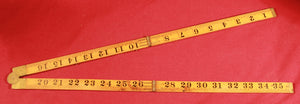 Rabone No. 1167 Four-Fold 36 Inch (Blindman’s) Boxwood Ruler