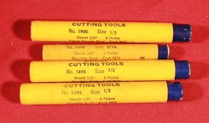 Four Unused Morse Cutting Tools Drill Bits : 1895 (2), 1896, 1900