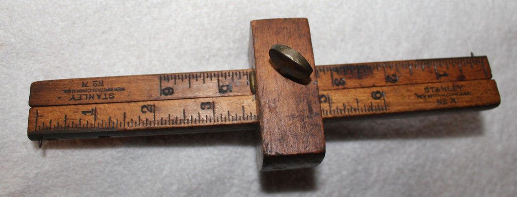 Vintage STANLEY No. 71 Wood Scribe Measuring Tool