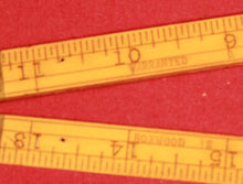 Load image into Gallery viewer, Vintage Stanley Sweetheart Rule &amp; Level Co. No. 63 Folding Wood Ruler, 24&quot; Long

