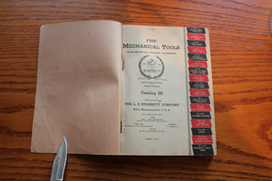 STARRETT Catalog No. 26 Athol MA 1938