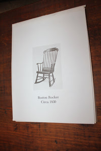 Plans for 3 Different Windsor Chair Styles by Michael Dunbar