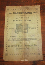 Load image into Gallery viewer, Babcocking with the V.F.M.Co’s Babcock Tester Booklet
